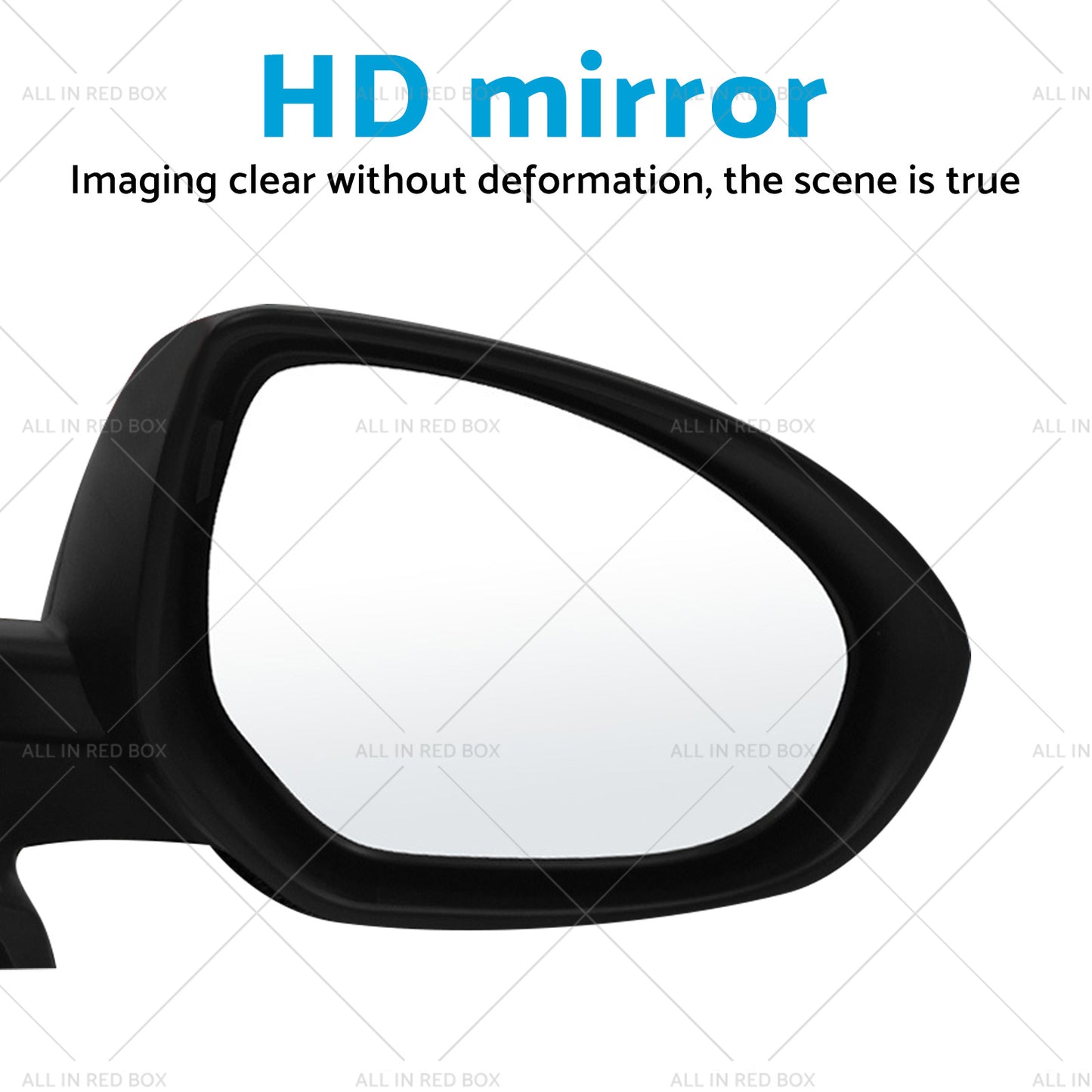{{ Driver Side Black Door Mirror Suitable for Mazda 2 DE Genki NEO MAXX 07-2014 }} - Buy Car Parts Online at {{ Kaka Auto Parts }}.