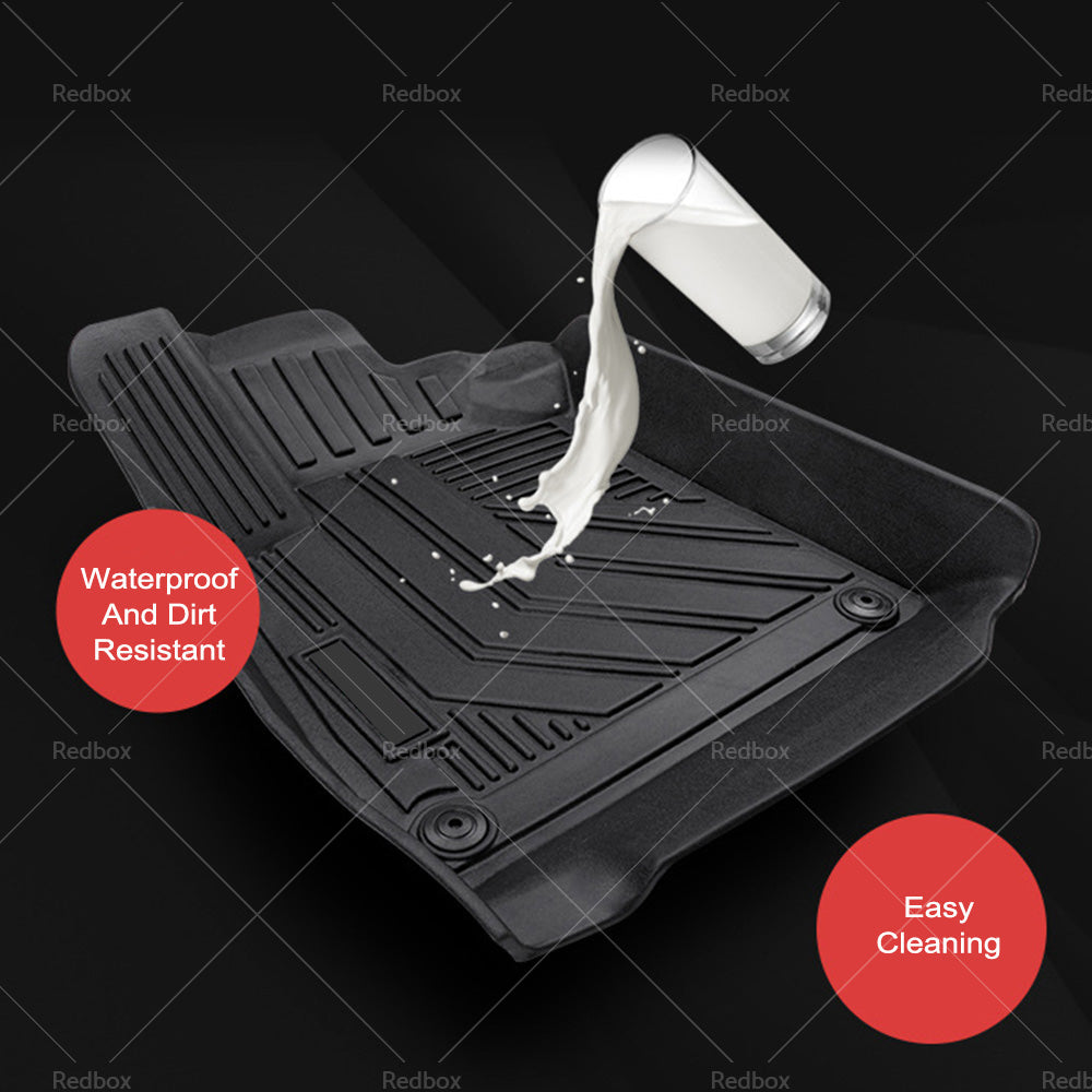 3D TPE Floor Mats Fit for Isuzu MUX MU-X 12-21 Anti-Slip Waterproof Full Cover