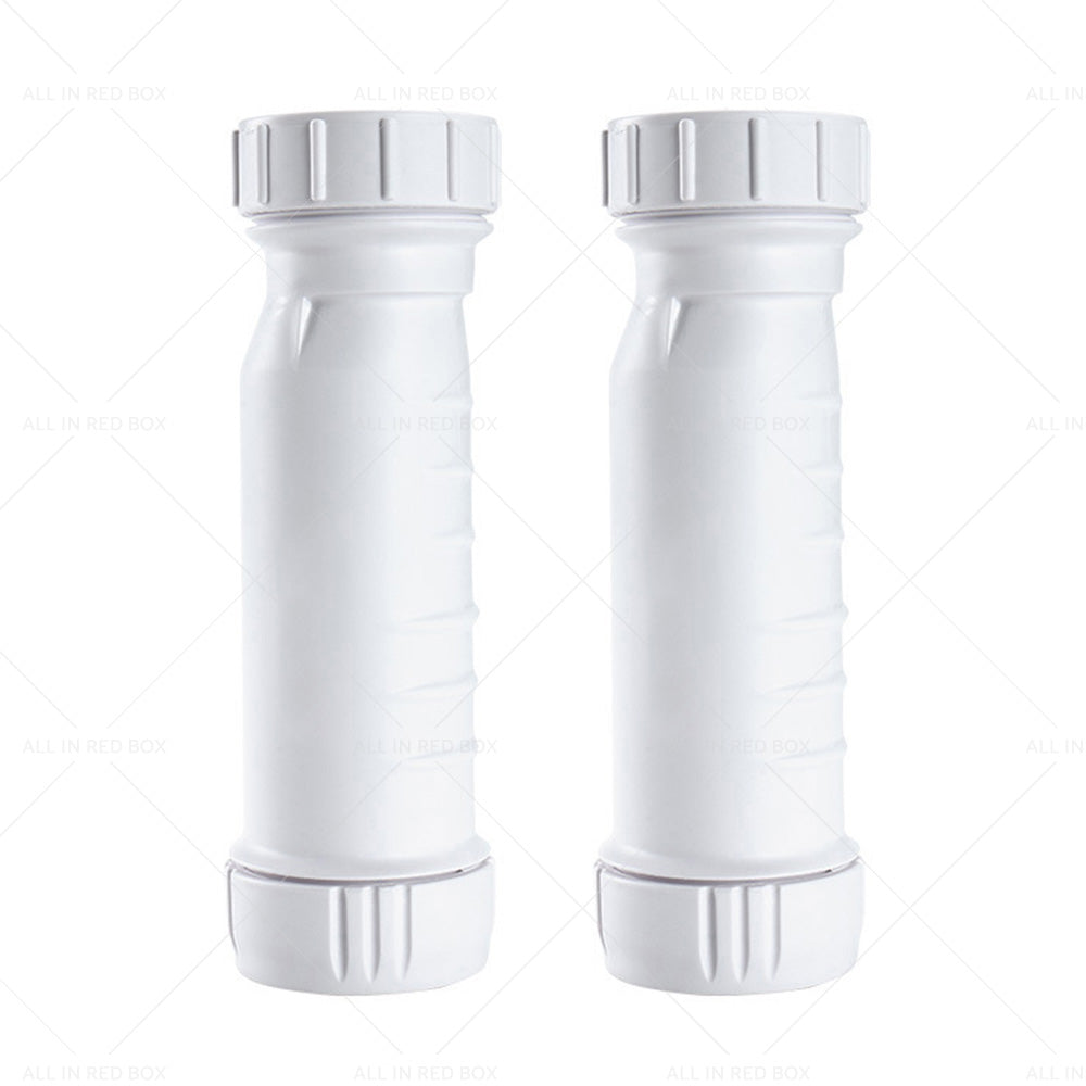 2Pcs Set Waterless Self Sealing Waste Valve Inline Trap Bath Basin Caravan RV