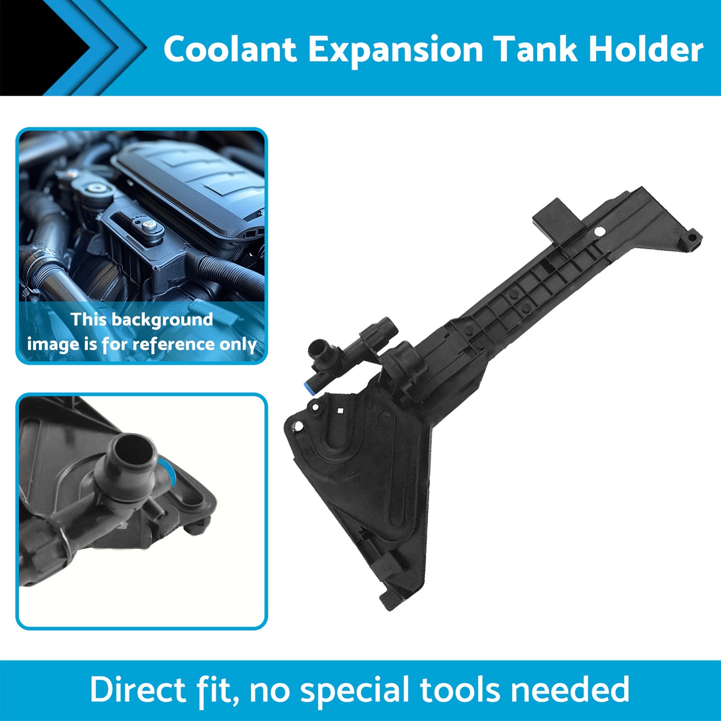 {{ Coolant Expansion Tank Holder Suitable For BMW E46 98-07 Z4 03-09 17111436250 }} - Buy Car Parts Online at {{ Kaka Auto Parts }}.
