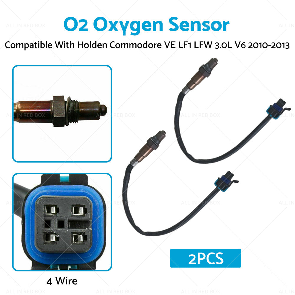 {{ 2Pcs O2 Oxygen Sensor For Commodore VE LF1 LFW 3. 0L V6 2010-2013 Pre or Post-Cat }} - Buy Car Parts Online at {{ Kaka Auto Parts }}.