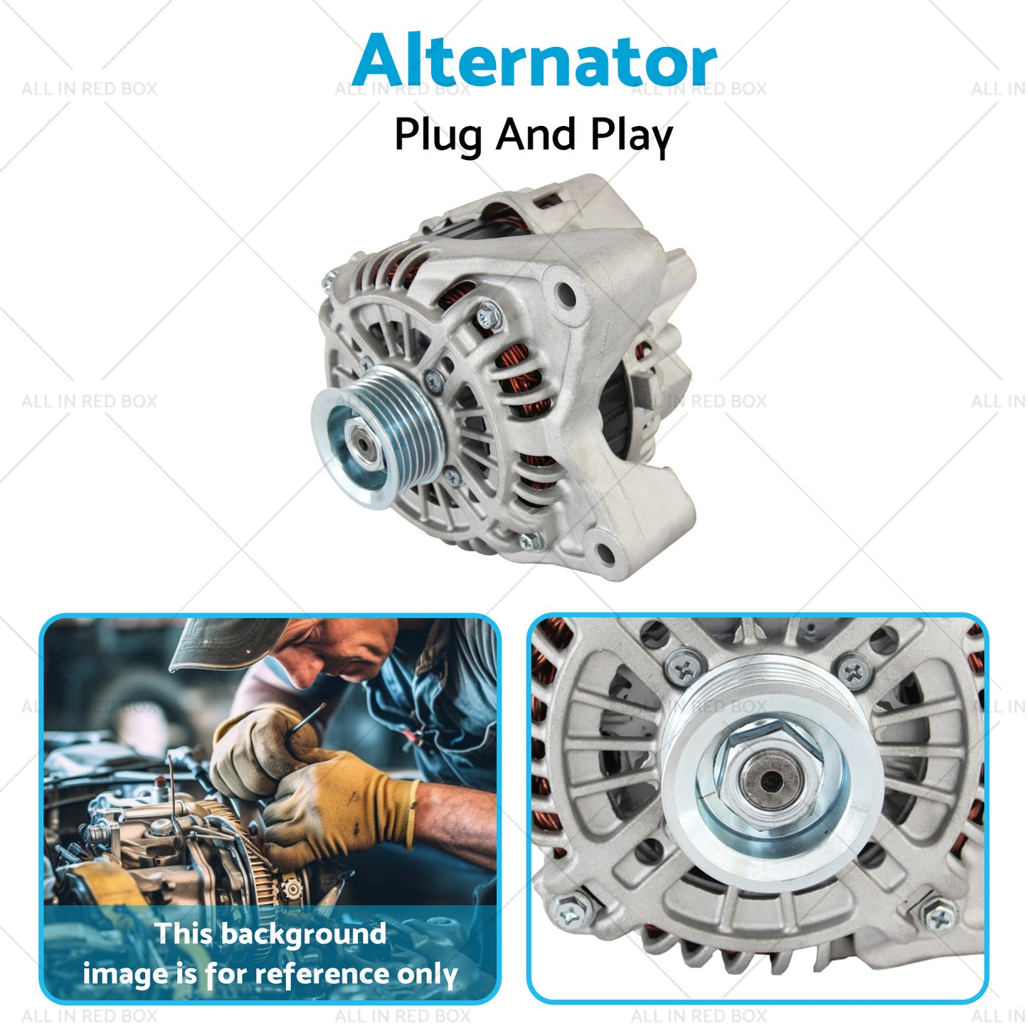 Alternator Suitable for Ford Falcon Fairmont Fairlane LTD AU BA 4.0 Petrol 98-05