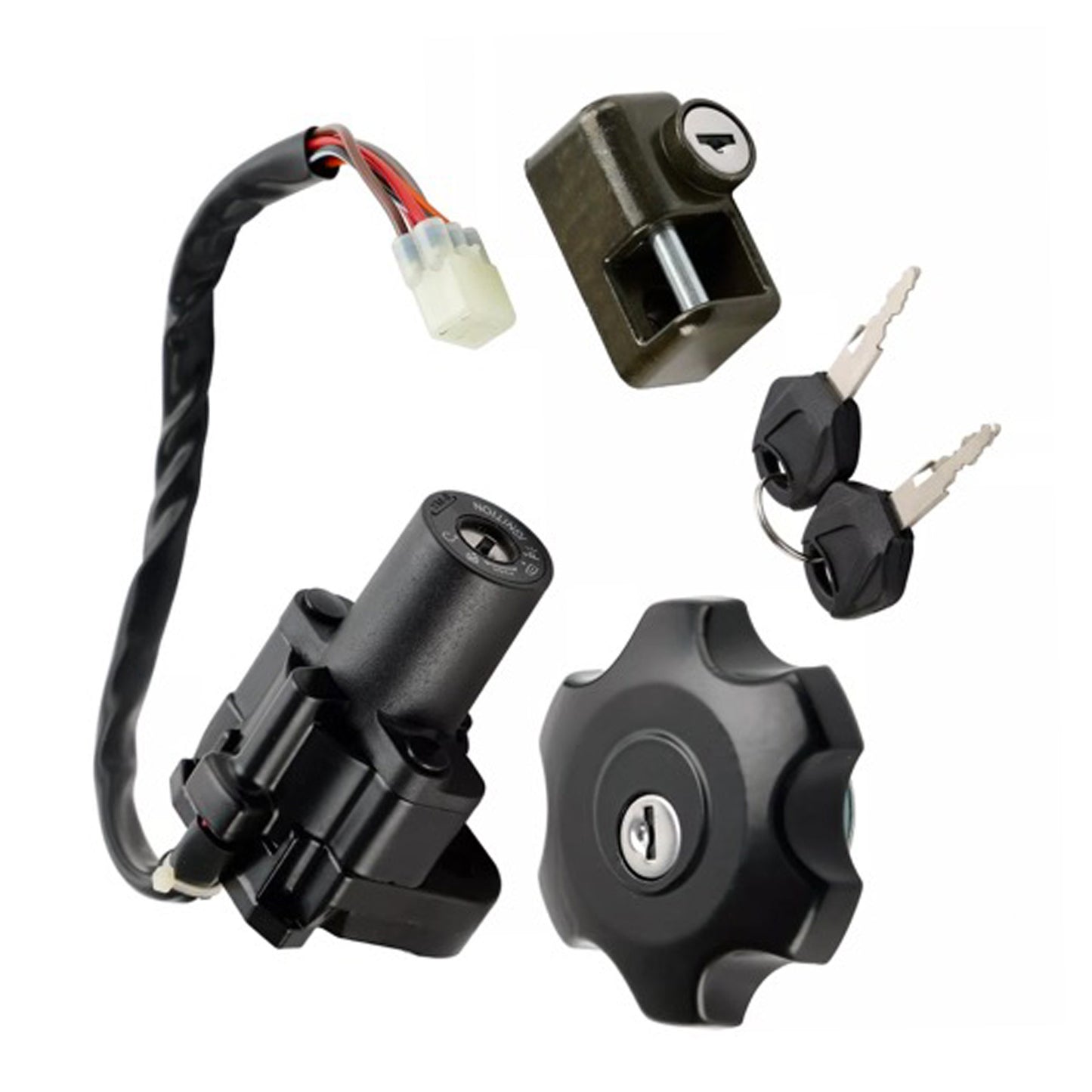 {{ Ignition & Fuel Cap Seat Lock Set Suitable for Suzuki DR650 DR650SE 1996–2022 }} - Buy Car Parts Online at {{ Kaka Auto Parts }}.