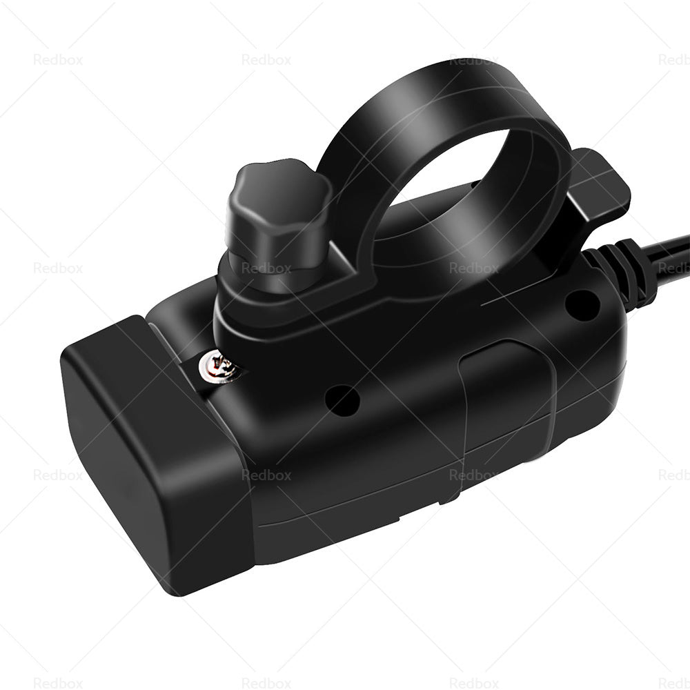 {{ Dual USB Port Motorcycle Fast Charger Socket LED Voltmeter Display ON OFF Switch }} - Buy Car Parts Online at {{ Kaka Auto Parts }}.
