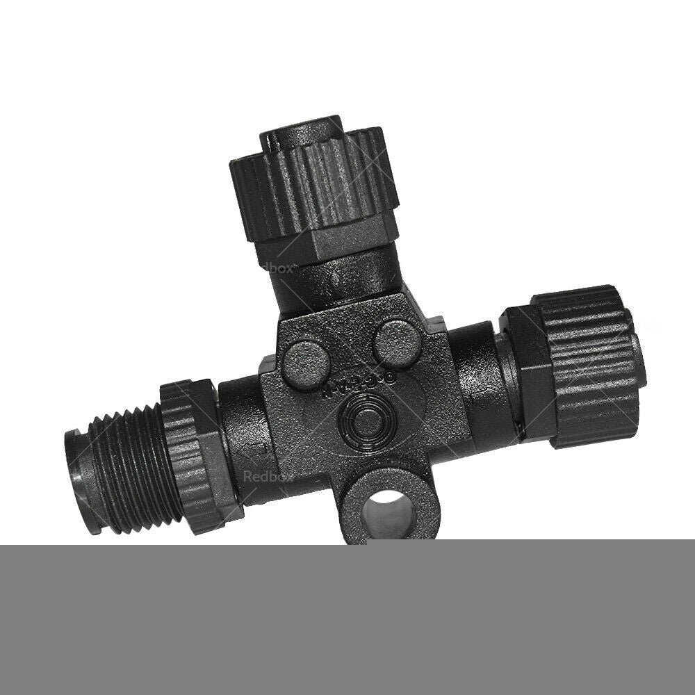 NMEA2000 5 Pins T Connector for Garmin Lowrance Simrad B and G Navico Networks Black
