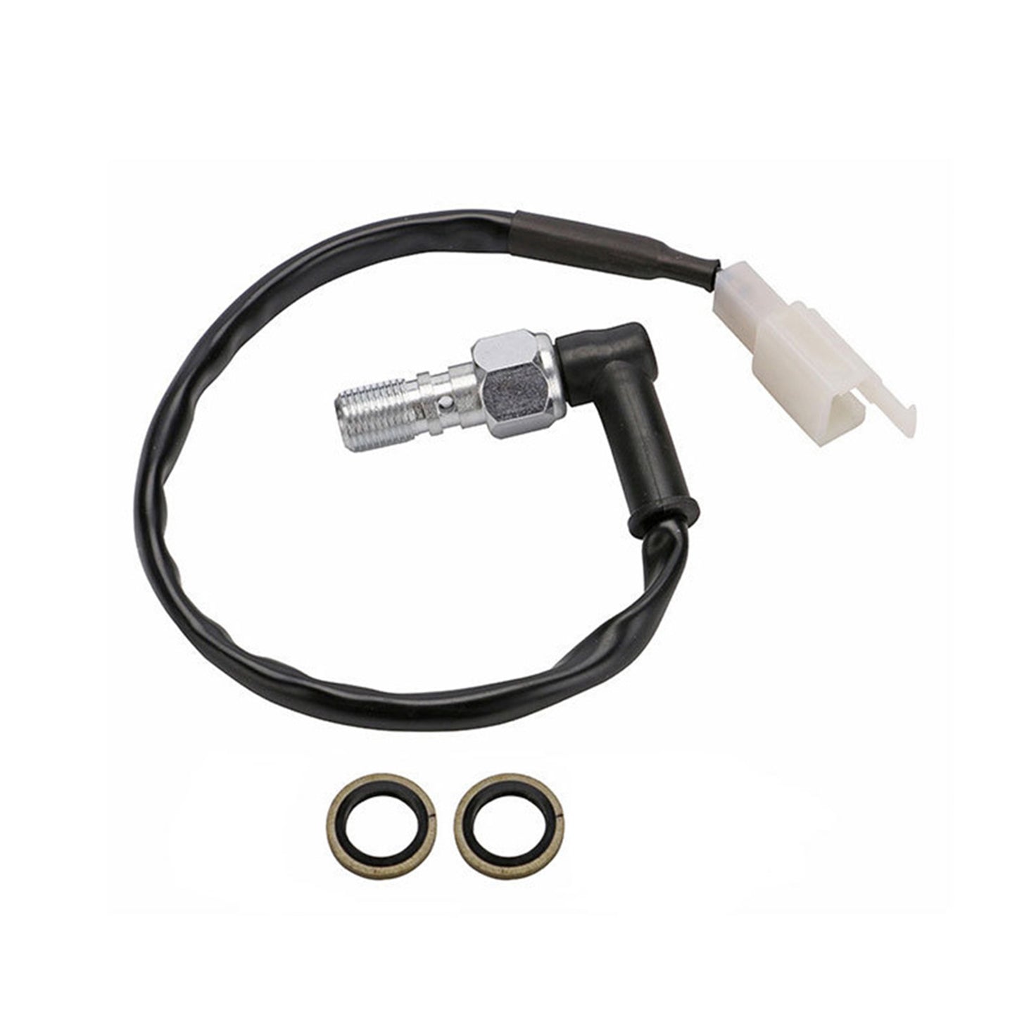 Universal Motorcycle Hydraulic Pressure Brake Light Switch M10x1. 25 Banjo Bolt