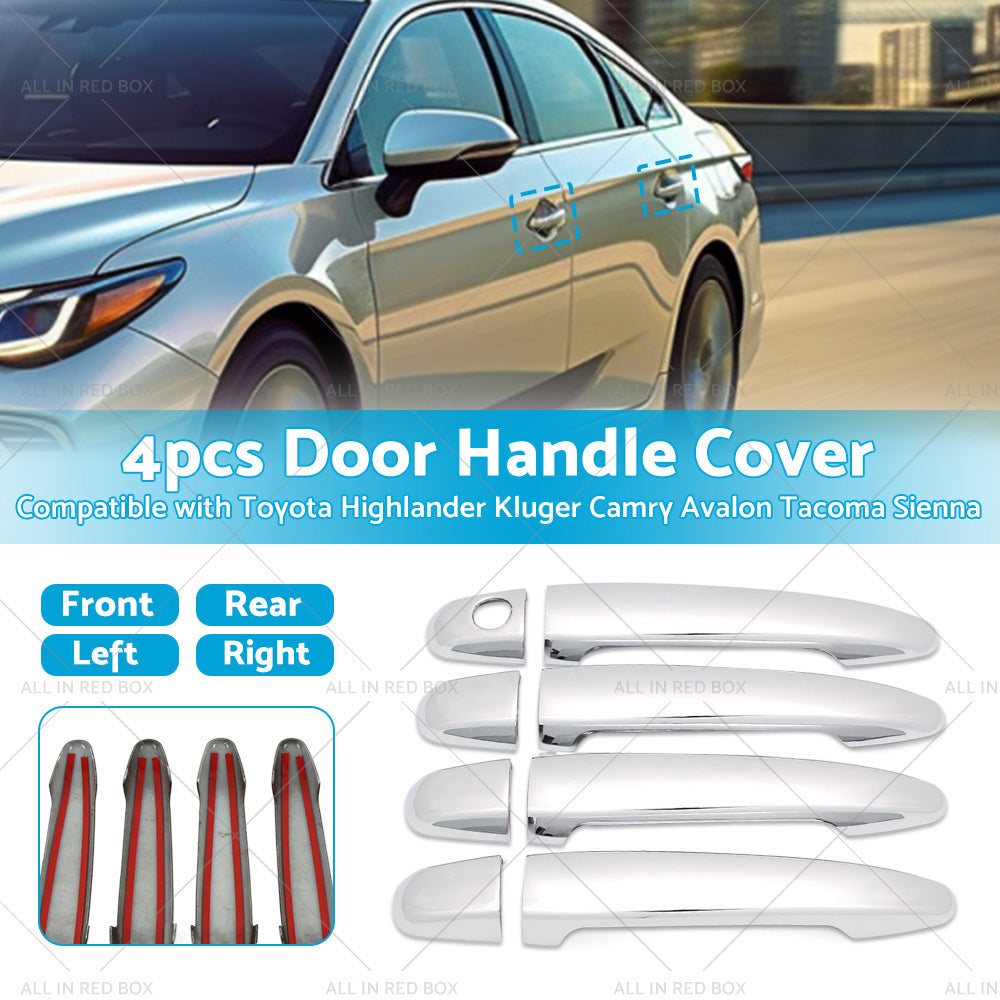 {{ 4PCS Door Handle Cover Suitable For Toyota Highlander Kluger Camry Avalon Tacoma }} - Buy Car Parts Online at {{ Kaka Auto Parts }}.