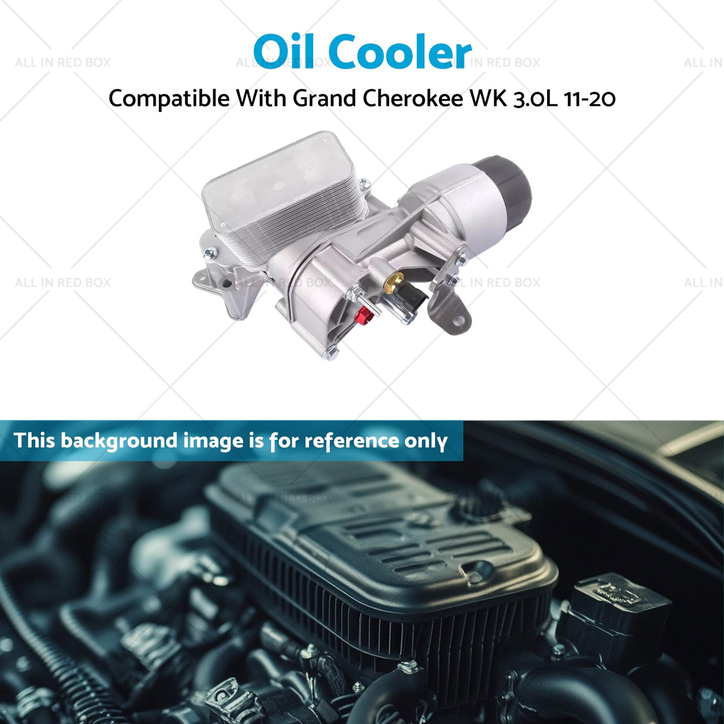 Oil Cooler Assembly Suitable For Jeep Grand Cherokee 3.0L 068269916AB 68477666AA