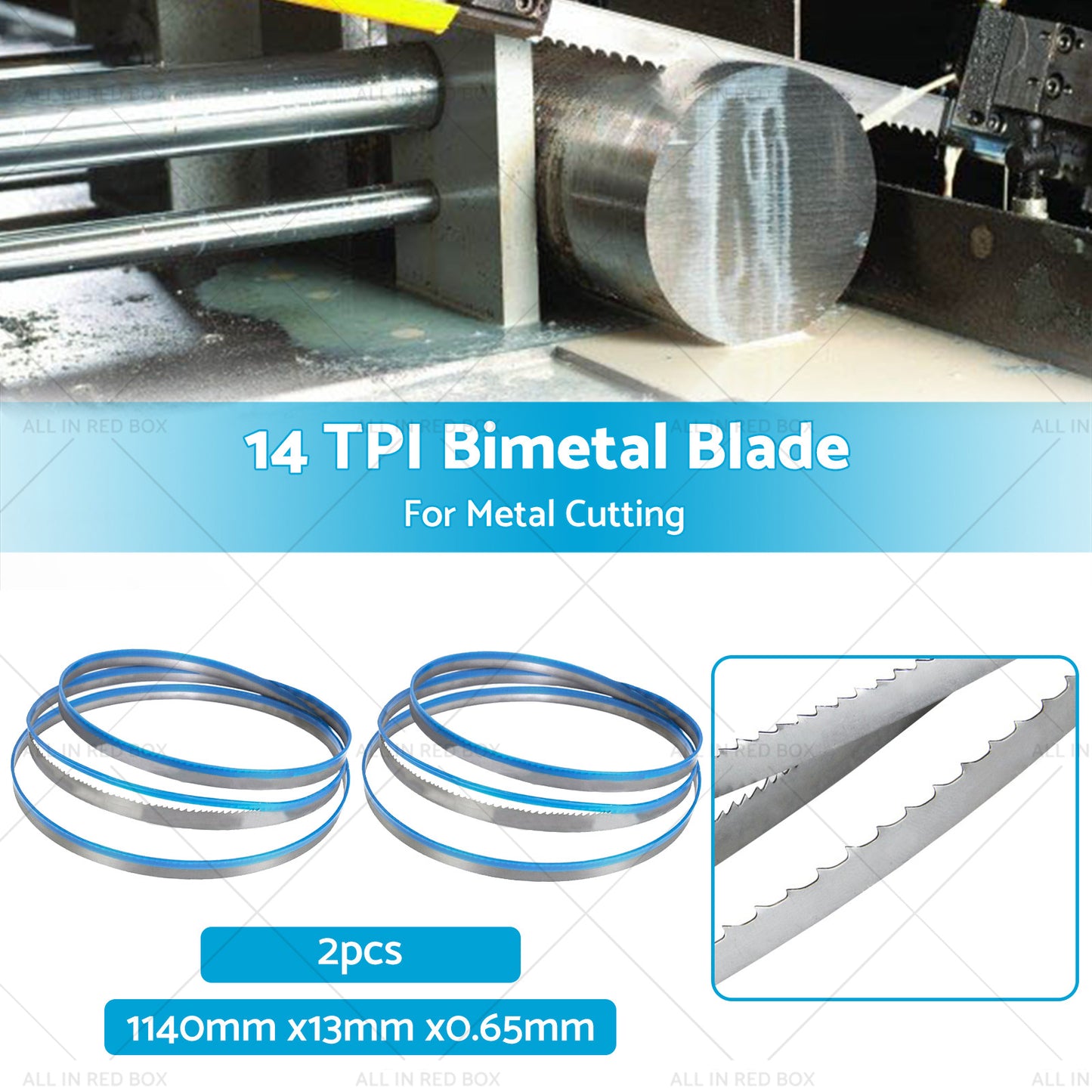 {{ 1140mm x13mm x 14 TPI FOR METAL CUTTING BI METAL BIMETAL BAND SAW BANDSAW BLADE }} - Buy Car Parts Online at {{ Kaka Auto Parts }}.