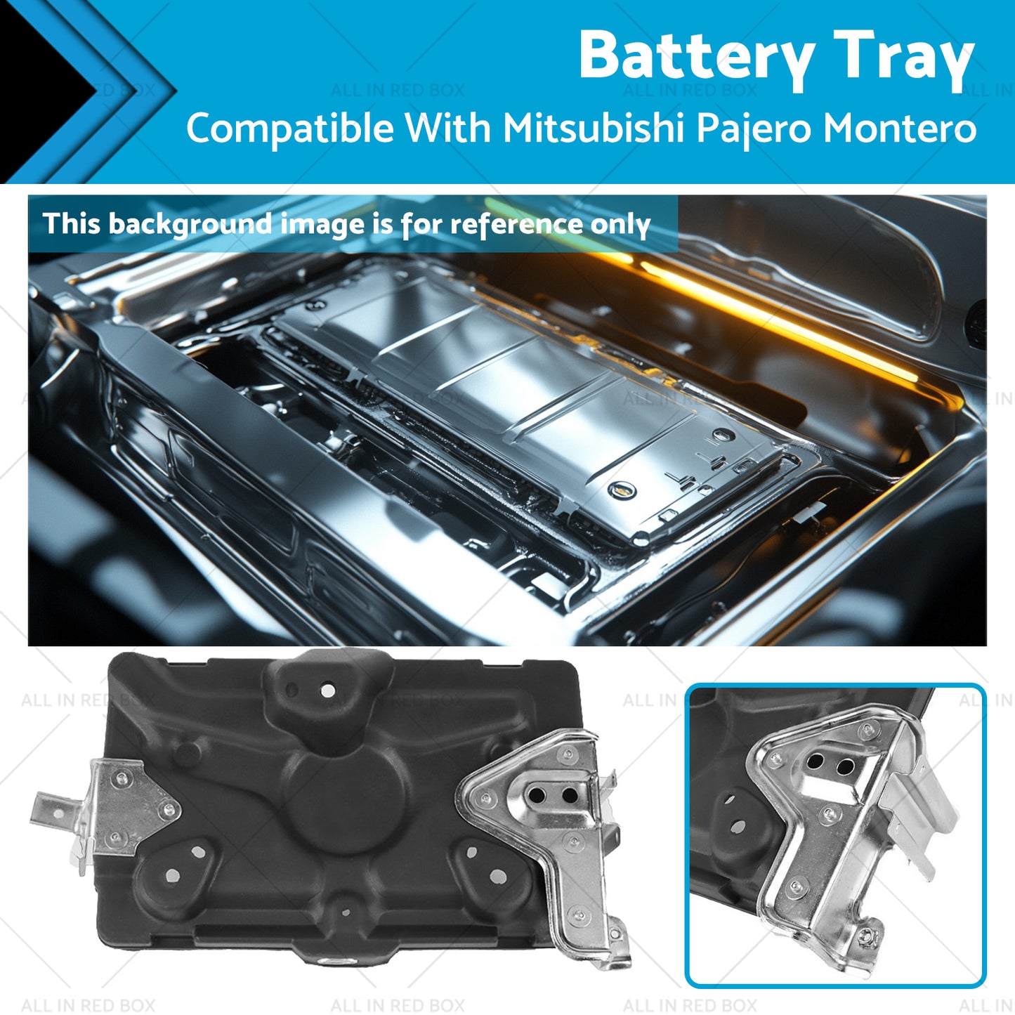 {{ Battery Tray Suitable for Mitsubishi Pajero Montero MR440935 8201A086 }} - Buy Car Parts Online at {{ Kaka Auto Parts }}.