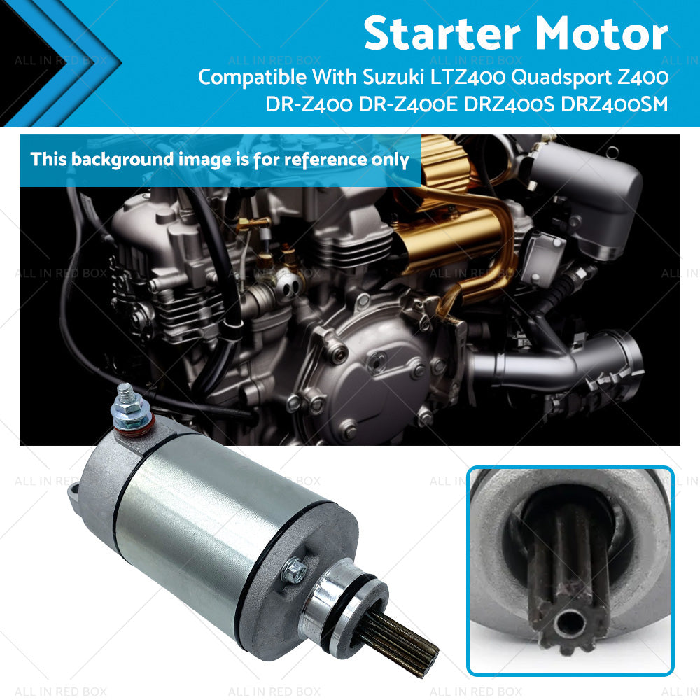 Starter Suitable For Suzuki LTZ400 Quadsport Z400 DR-Z400 E DRZ400S DRZ400SM