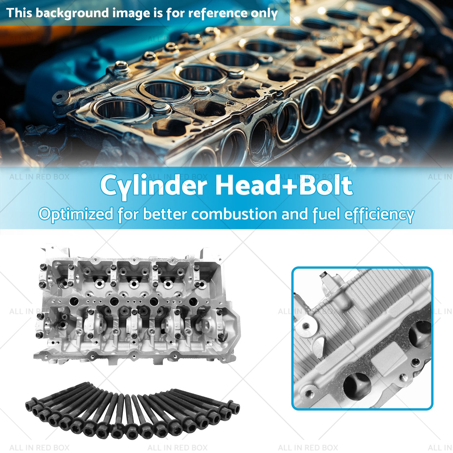 Cylinder Head+Bolt Suitable For Mitsubishi Triton Pajero Sport 4N15 2.4L Diesel