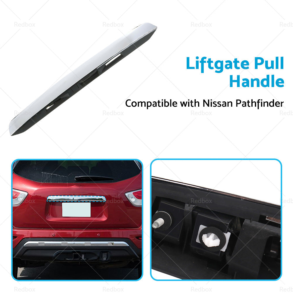 {{ Chrome Rear Liftgate Handle 90810-9PG0A Suitable for Nissan Pathfinder SL 3. 5L }} - Buy Car Parts Online at {{ Kaka Auto Parts }}.