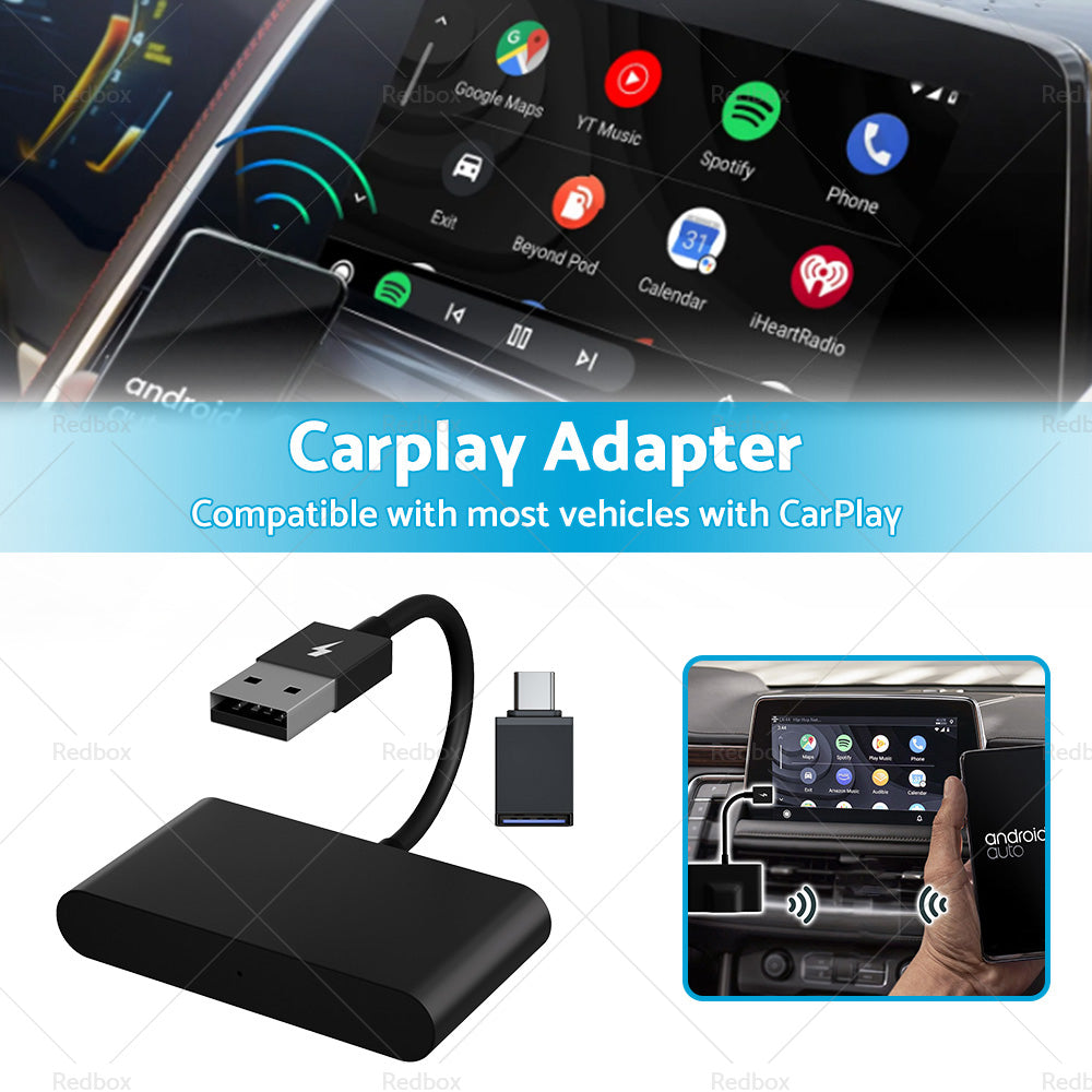 Auto Wireless Carplay Adapter Suitable For Android Most Vehicles with CarPlay