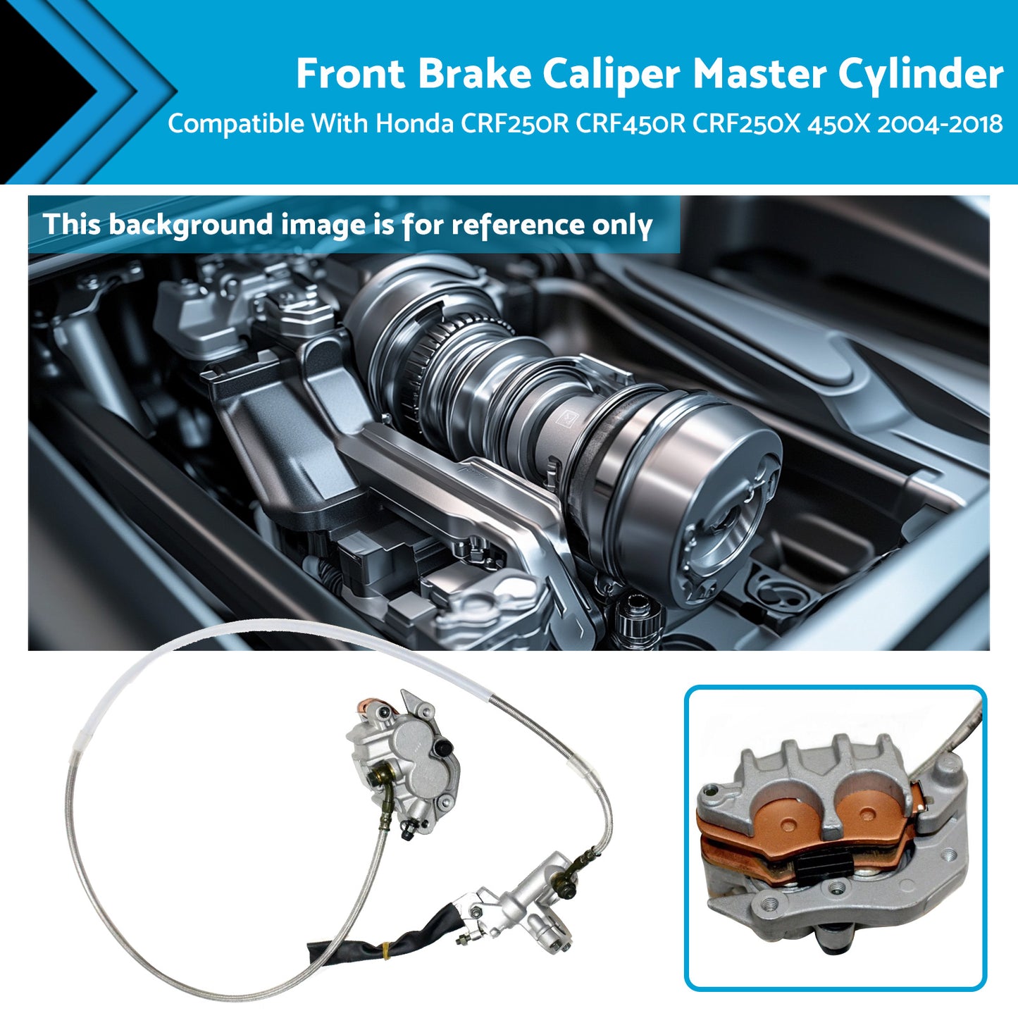 {{ Front Brake Caliper Master Cylinder Suitable For Honda CRF250R CRF450R CRF250X }} - Buy Car Parts Online at {{ Kaka Auto Parts }}.