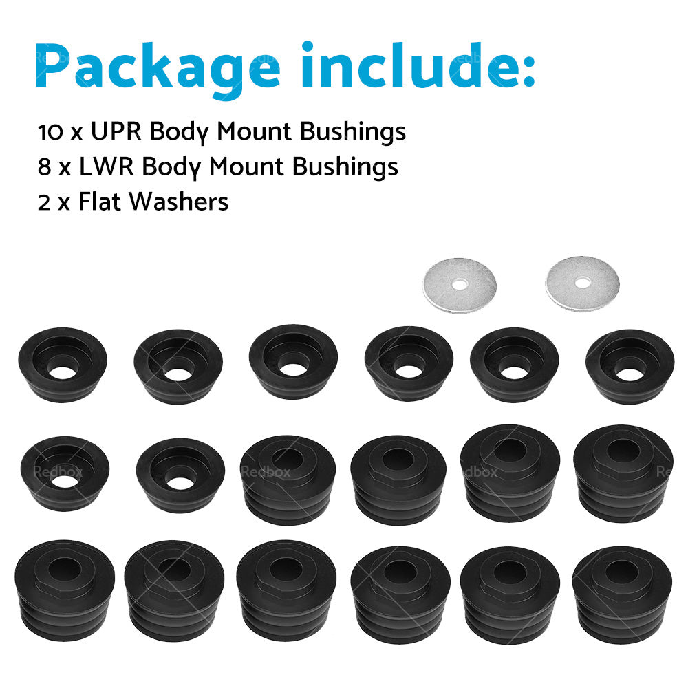 {{ 20PCS Polyurethane Body Mounts KF04050BK Suitable for Ford F250 F350 2 or 4WD 99-18 }} - Buy Car Parts Online at {{ Kaka Auto Parts }}.