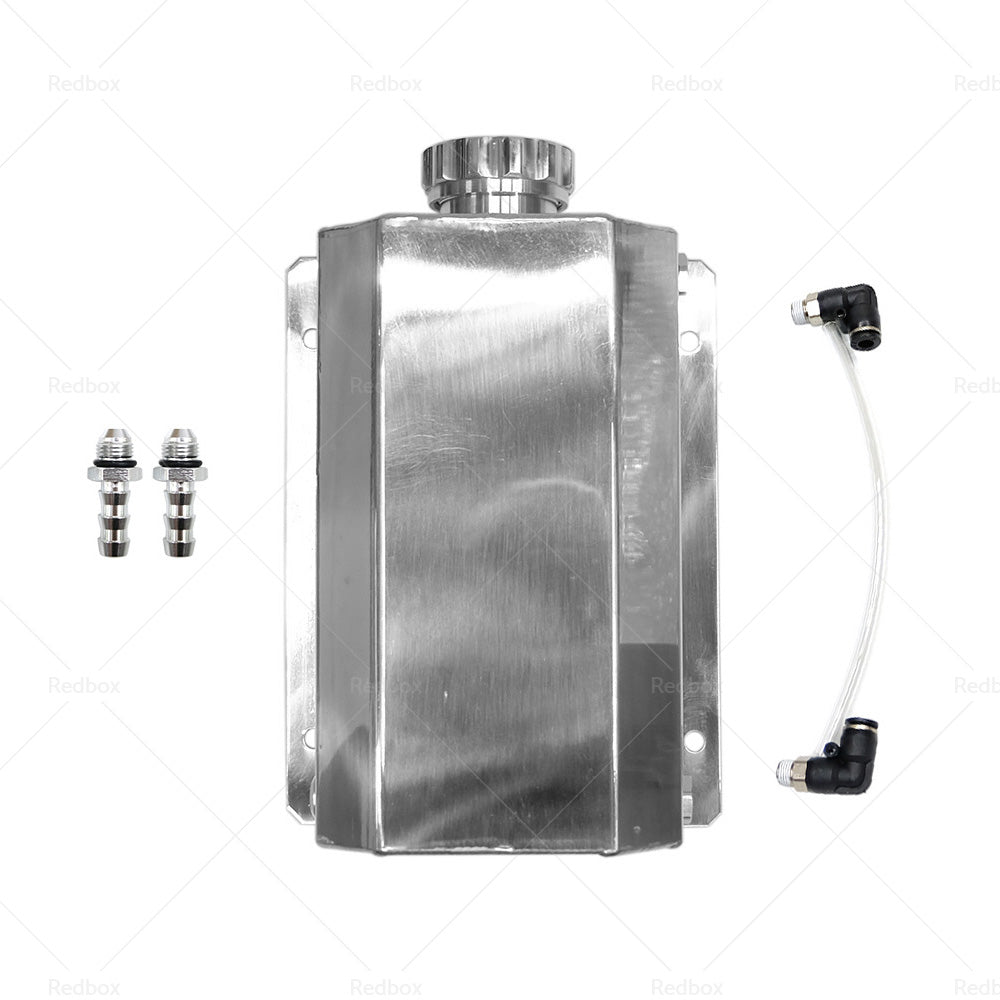 {{ Universal Aluminum 2L Coolant Radiator Overflow Recovery Water Tank Bottle }} - Buy Car Parts Online at {{ Kaka Auto Parts }}.