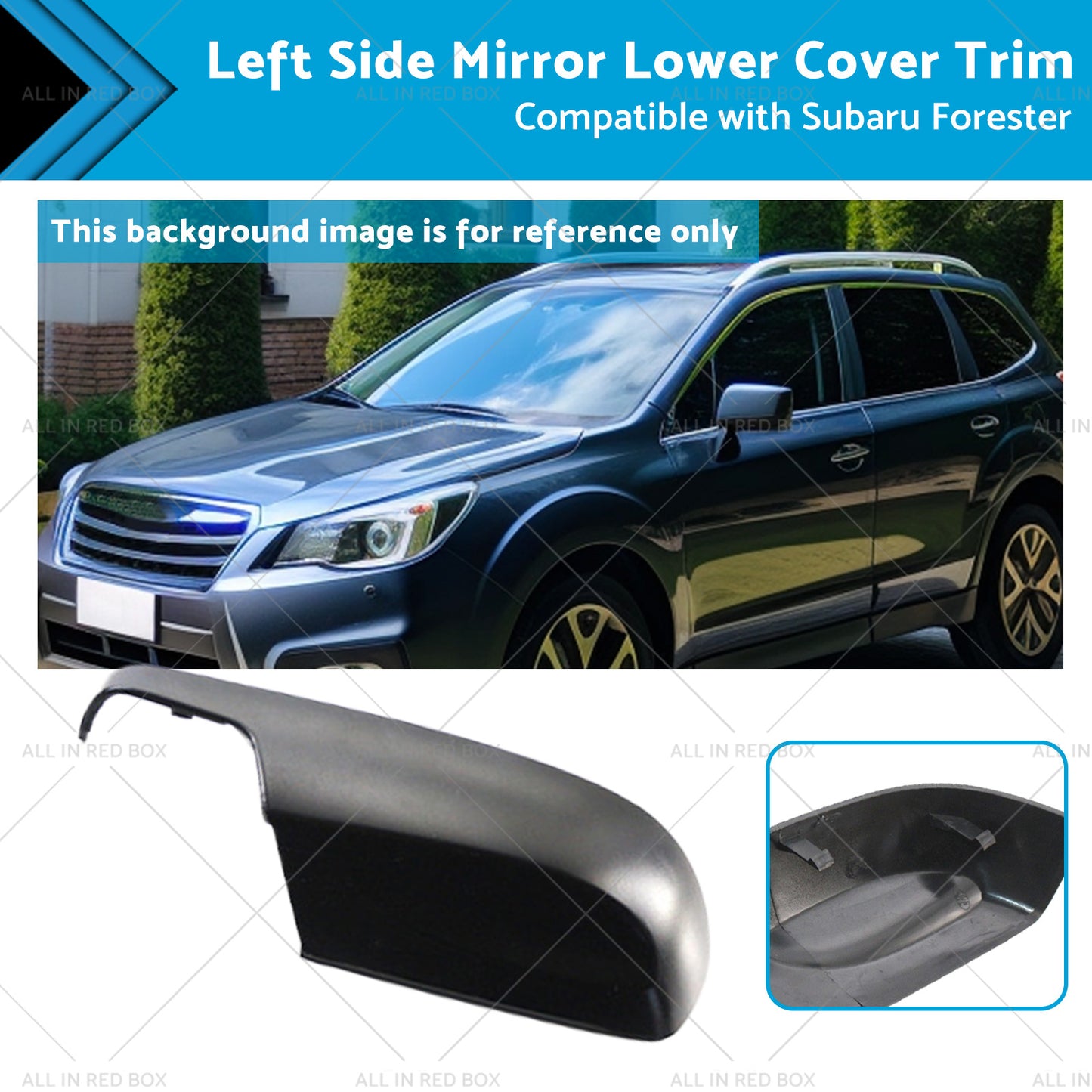 {{ Left Side Mirror Lower Cover Trim Suitable for 12-18 Subaru Forester XV G4X }} - Buy Car Parts Online at {{ Kaka Auto Parts }}.