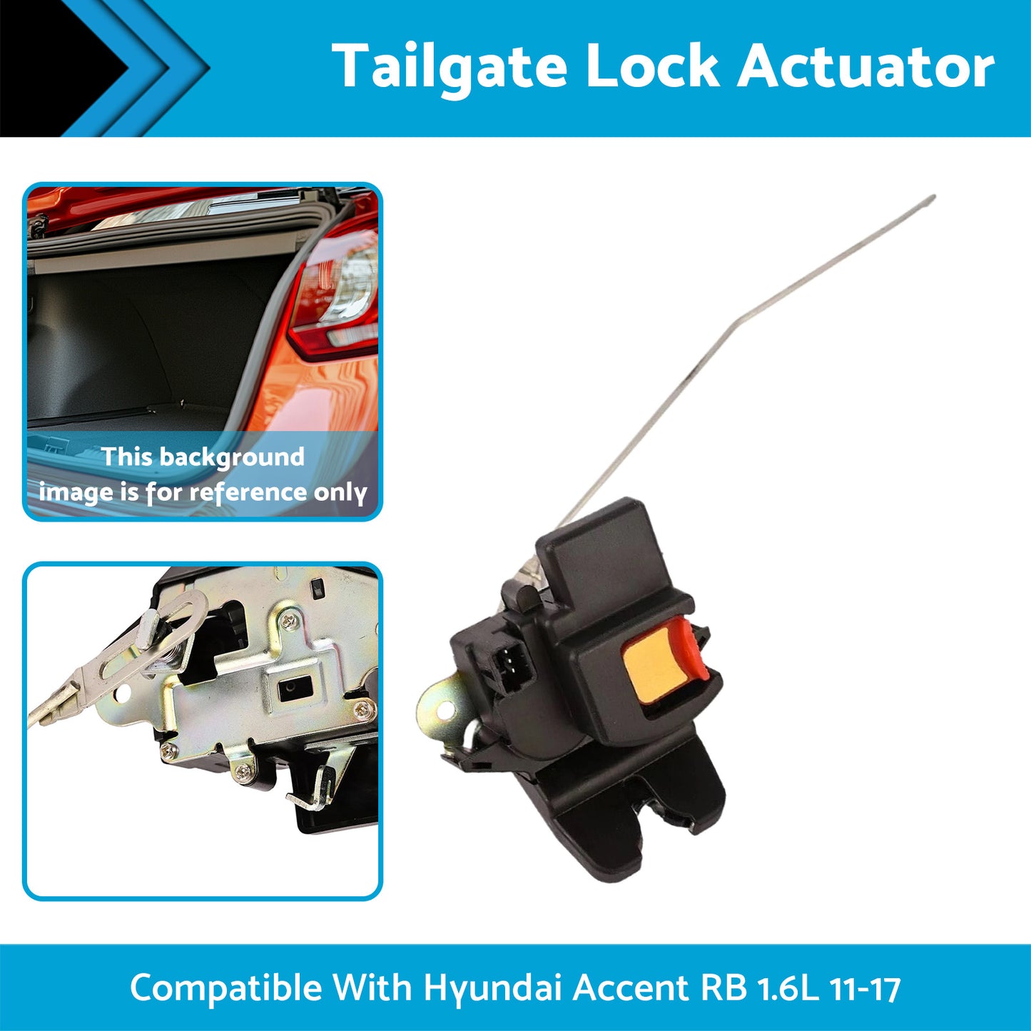 {{ Tailgate Lock Actuator Suitable For Hyundai Accent RB Sedan 1.6 Petrol 2011-2017 }} - Buy Car Parts Online at {{ Kaka Auto Parts }}.