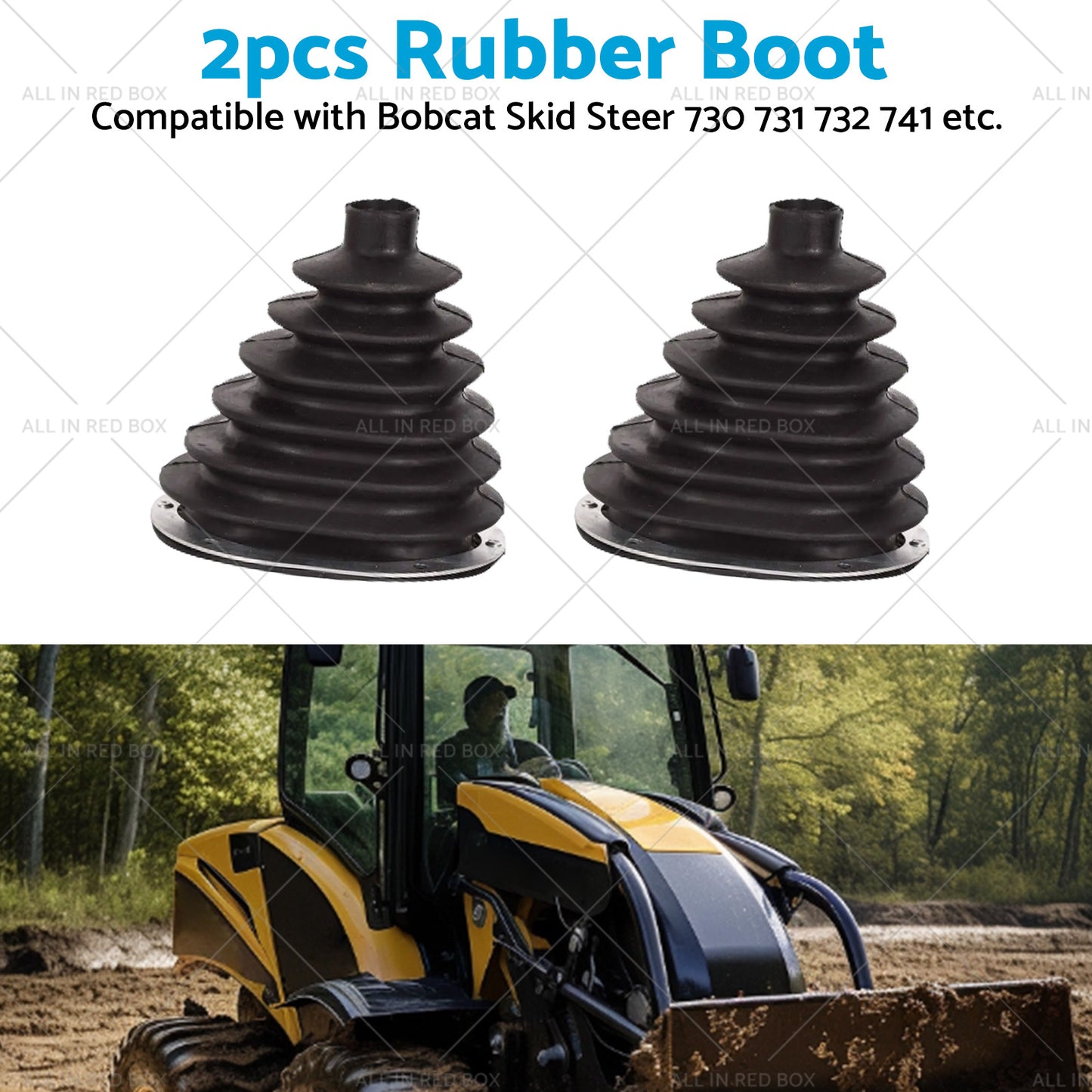 {{ 2x Rubber Steering Arm Boots for Bobcat 553 630 631 632 641 642 643 645 653 730 }} - Buy Car Parts Online at {{ Kaka Auto Parts }}.