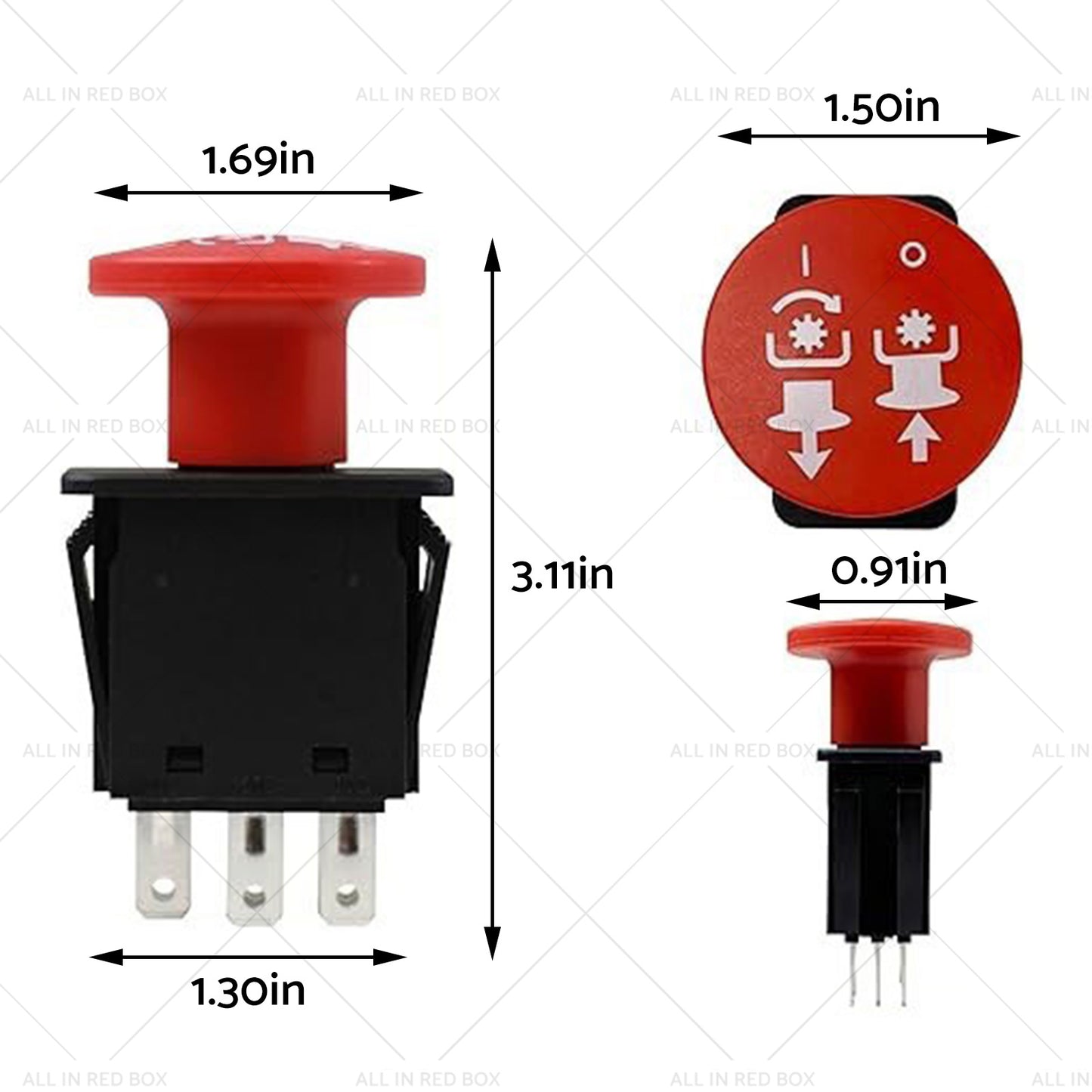 PTO Switch Suitable for Selected Husqvarna and Craftsman Ride on Mowers