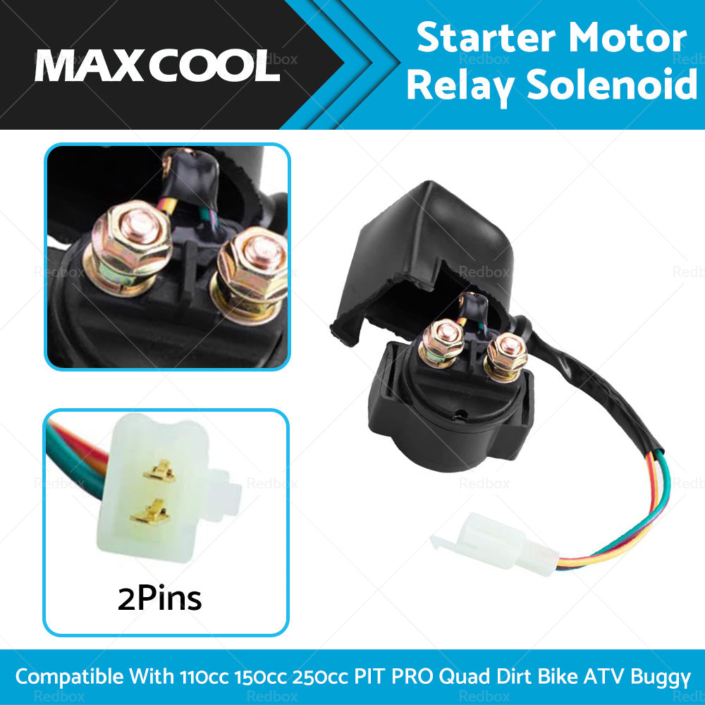 {{ Starter Motor Relay Solenoid 110cc 150cc 250cc PIT PRO Quad Dirt Bike ATV Buggy }} - Buy Car Parts Online at {{ Kaka Auto Parts }}.