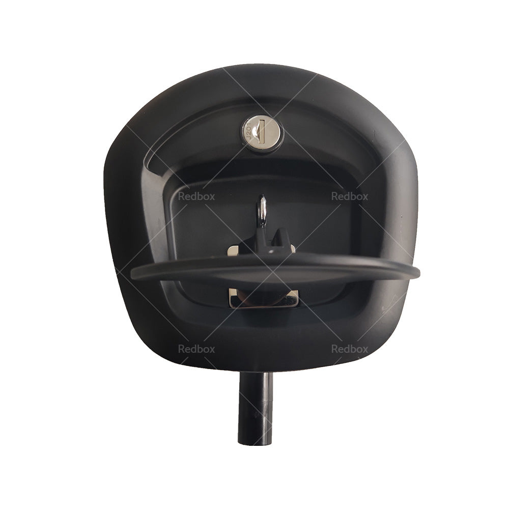 1x Black Recessed Folding T Lock or Handle Trailer Toolbox Drop T Whale Tail