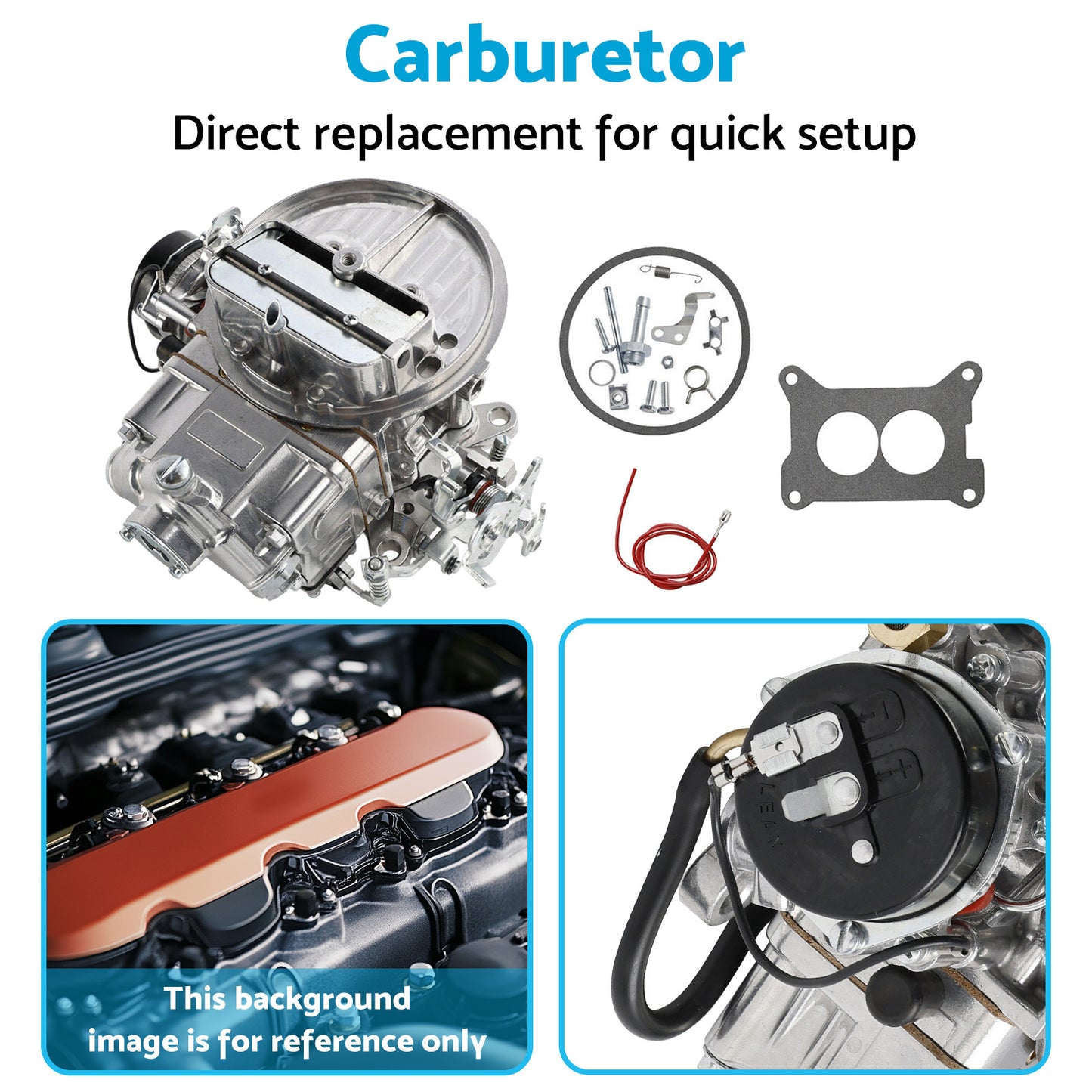 {{ Carburetor Electric Choke 2Barrel Suitable For Holley 0-80350 2300 350CFM }} - Buy Car Parts Online at {{ Kaka Auto Parts }}.