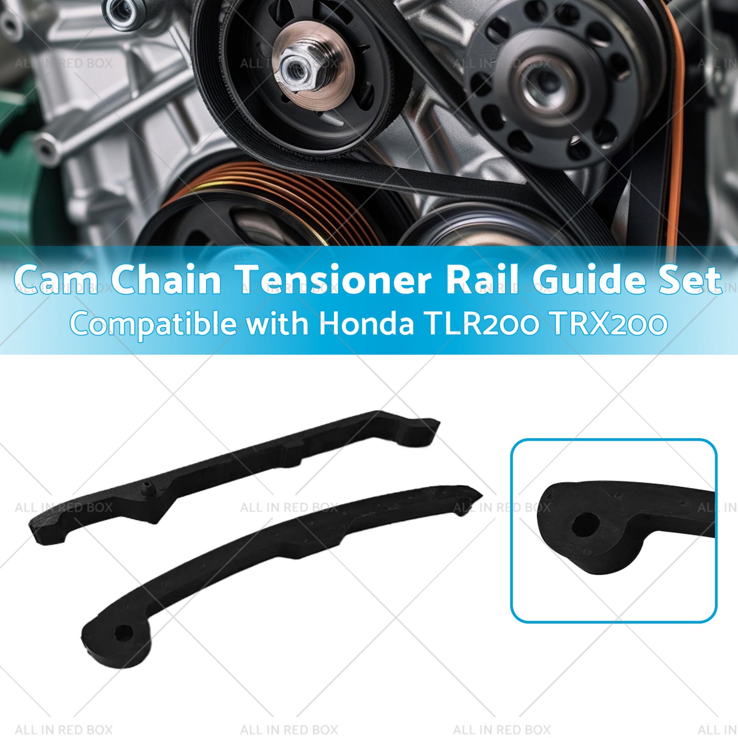 {{ Cam Chain Tensioner Rail Guide Set Suitable for Honda XR200R XR200 TLR200 TRX200 }} - Buy Car Parts Online at {{ Kaka Auto Parts }}.