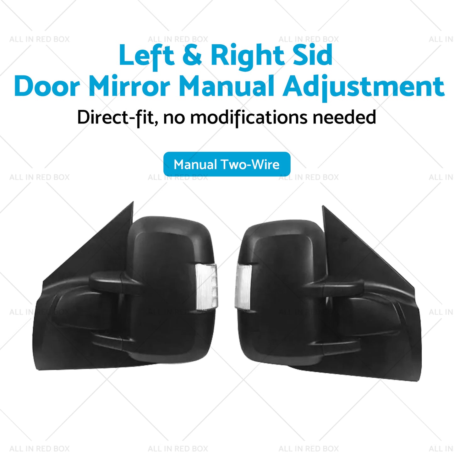 {{ Left+ Right Side Door Mirror Manual Adjustment Suitable For LDV V80 13 on }} - Buy Car Parts Online at {{ Kaka Auto Parts }}.