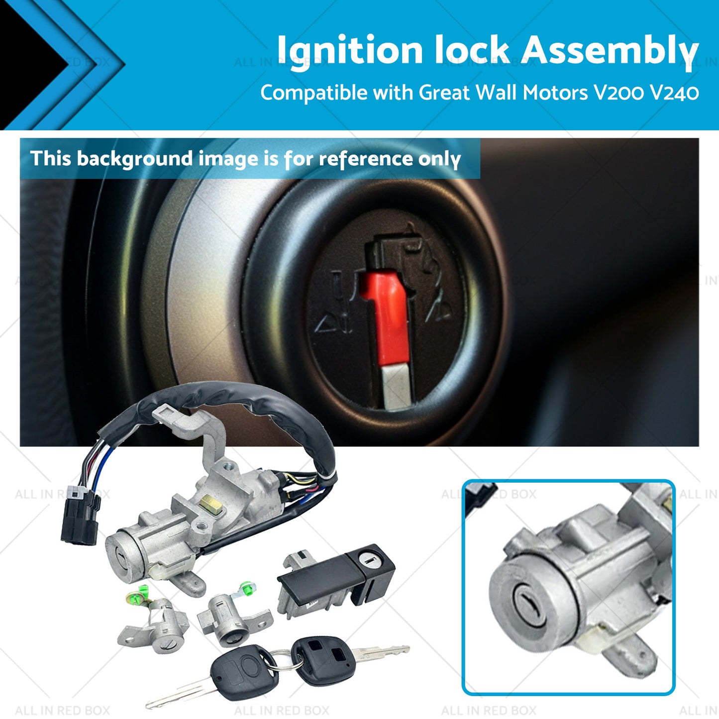 Brand New Ignition Lock Assembly Suitable For Great Wall Motors V200 or V240
