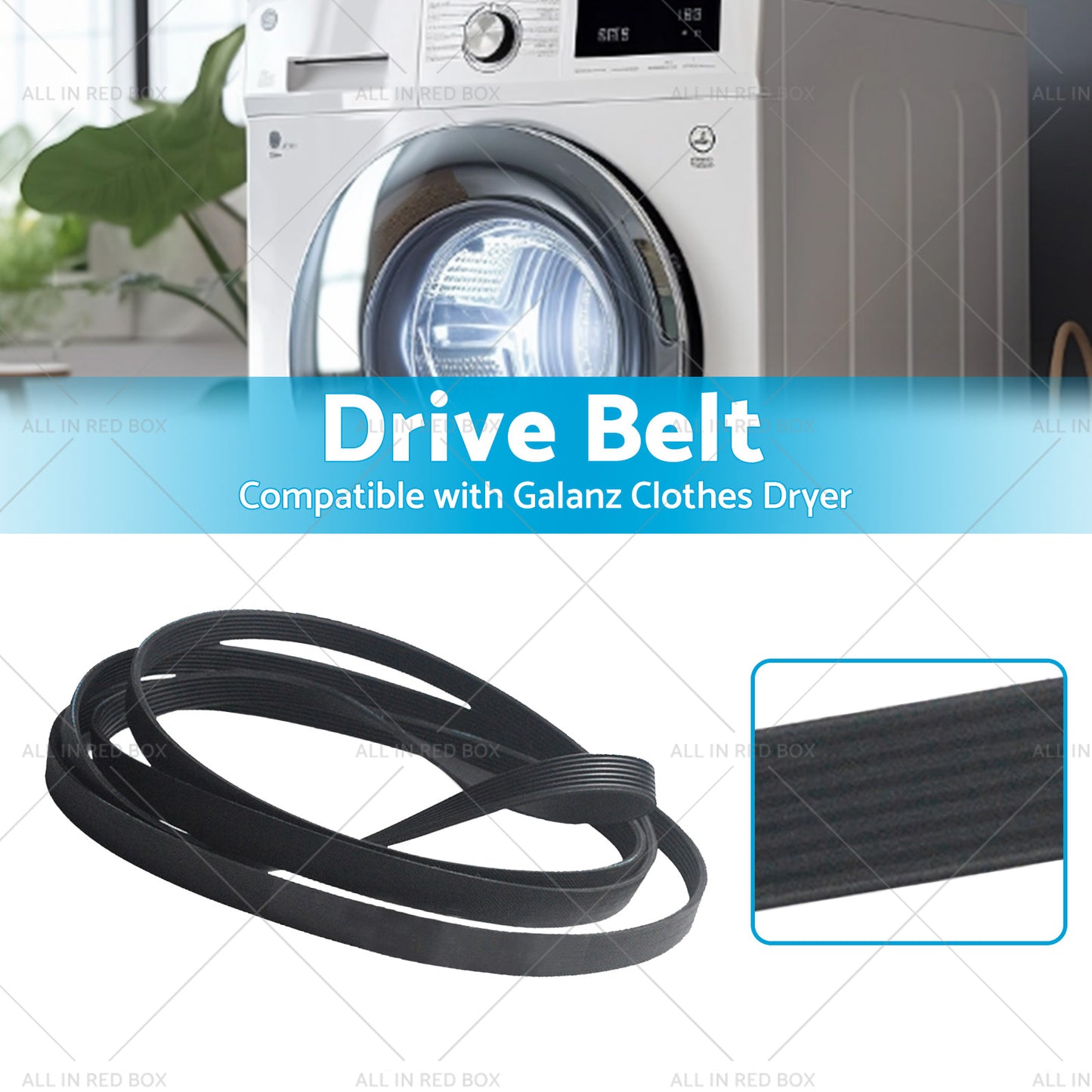 Drive Belt 7PH1915 Suitable for Galanz Clothes Dryer Rubber
