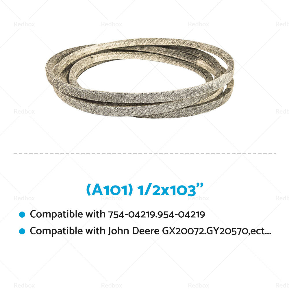 2pcs Deck Belt Suitable For 42 inch Cut John Deere and Sabre Mowers GX20072 GY20570