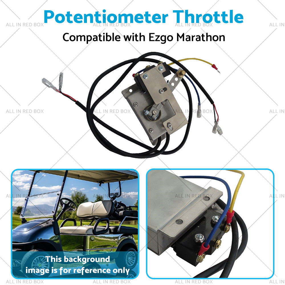 {{ Pot Box Potentiometer Throttle EV Suitable For Ezgo Marathon 90-94 PB-6 27094G01 }} - Buy Car Parts Online at {{ Kaka Auto Parts }}.