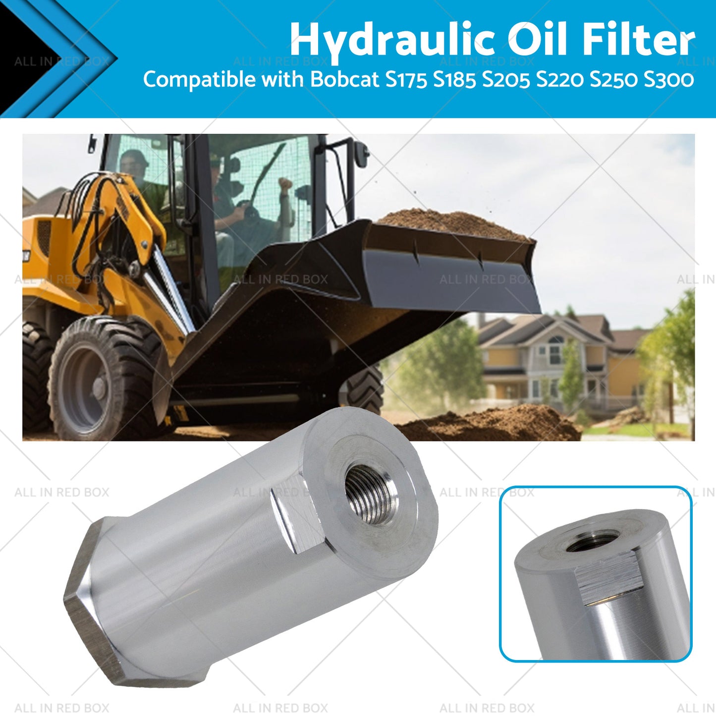 {{ Hydraulic Case Drain Filter 6661022 For Bobcat S175 S185 S205 S220 S250 S300 }} - Buy Car Parts Online at {{ Kaka Auto Parts }}.
