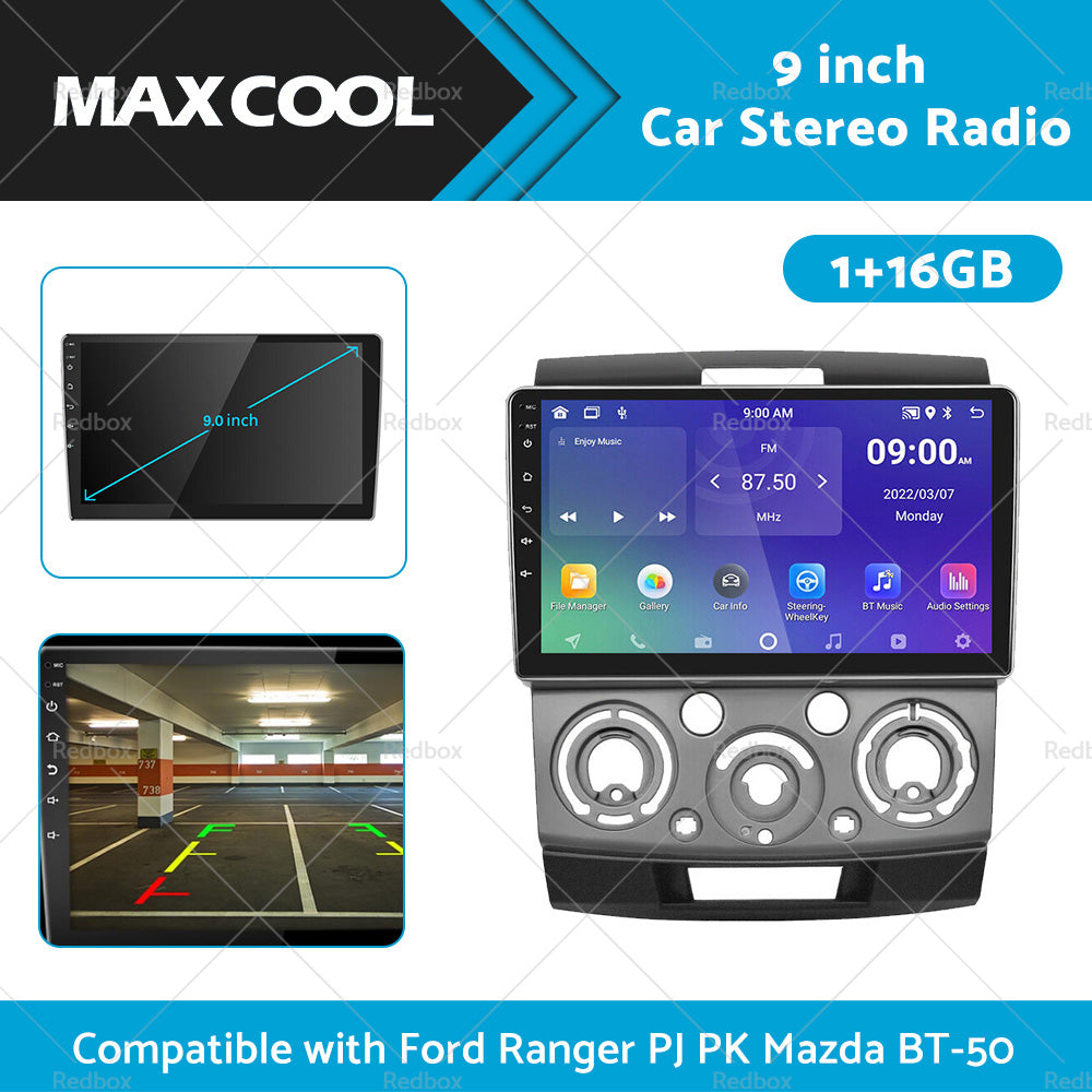 16G Car Stereo GPS Head Unit Android11 Suitable for Ford Ranger PJ PK Mazda BT50