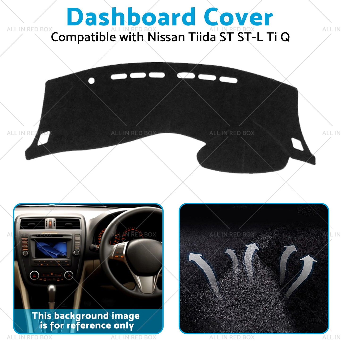 {{ Dash Cover Mat Dashboard Pat Suitable For Nissan Tiida C12 13-23 Dashboard Pad }} - Buy Car Parts Online at {{ Kaka Auto Parts }}.