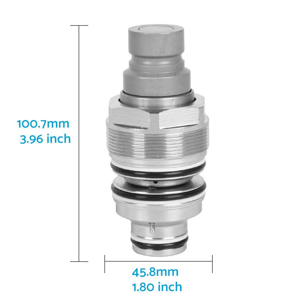 {{ For Bobcat Male Hydraulic Flat Face Quick Coupler 6679837 46mm 1 13 or 16 inch thread }} - Buy Car Parts Online at {{ Kaka Auto Parts }}.
