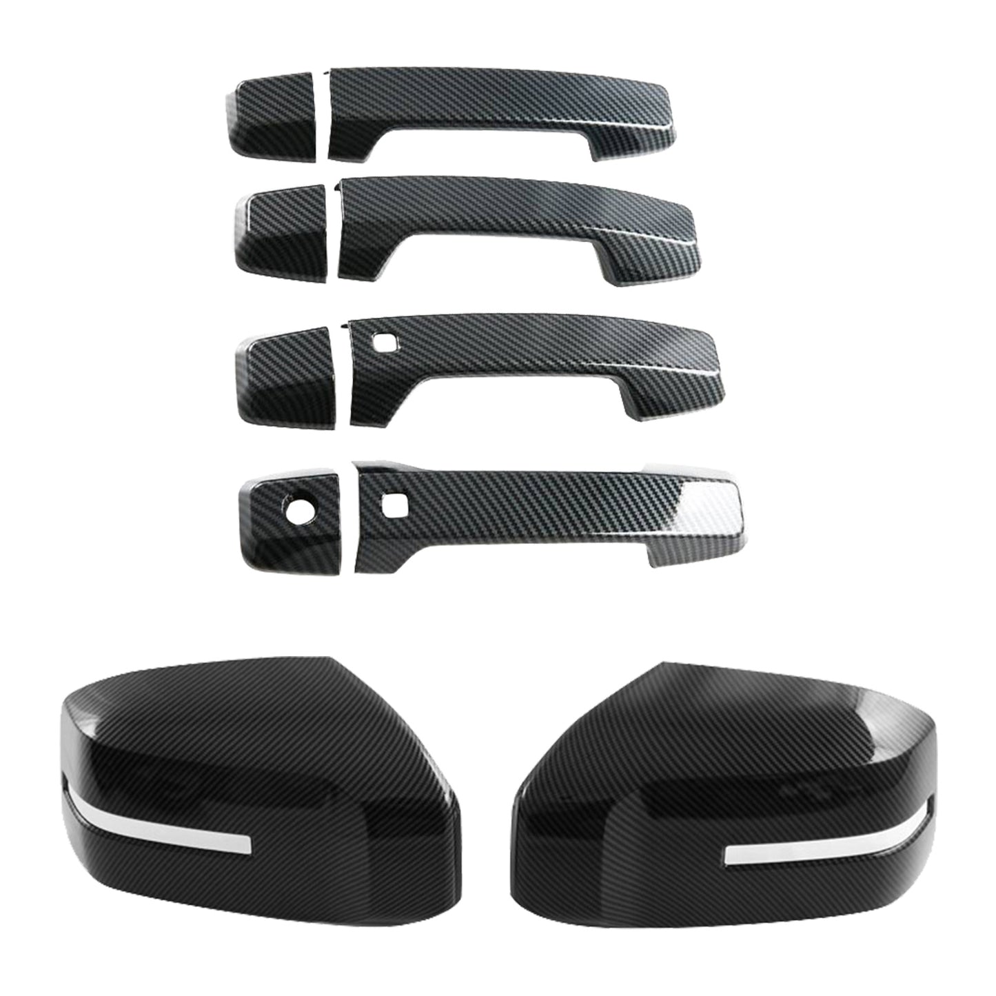 Side Door Side Mirror & Handle Covers Suitable For Mitsubishi Triton L200 23-25