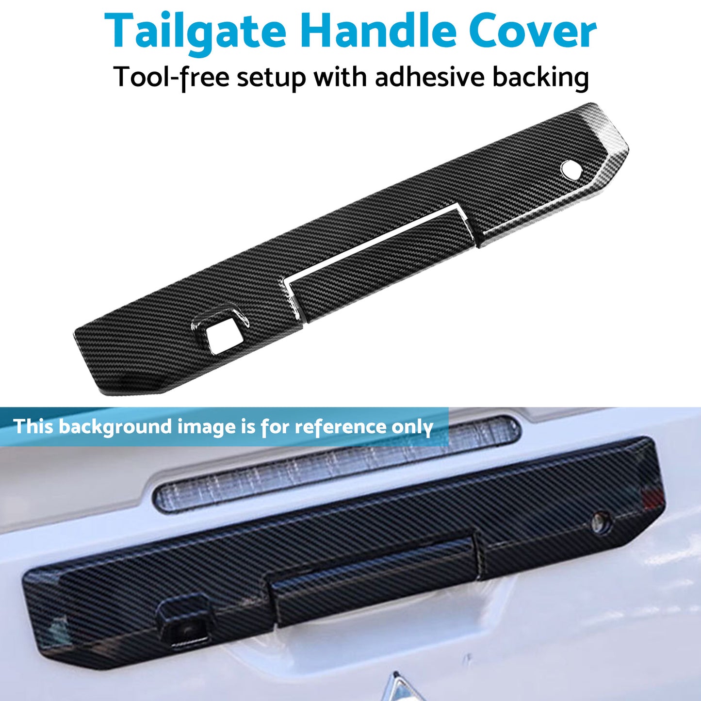 {{ Rear Tail Gate Tailgate Handle Cover Suitable For Mitsubishi Triton L200 23-25 }} - Buy Car Parts Online at {{ Kaka Auto Parts }}.