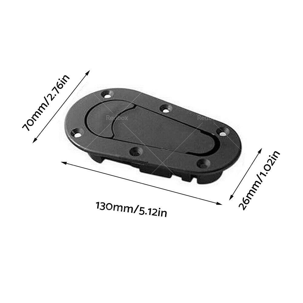2Pcs Universal Racing Mount Bonnet Hood Plus Flush Latch Pin Locking Kit