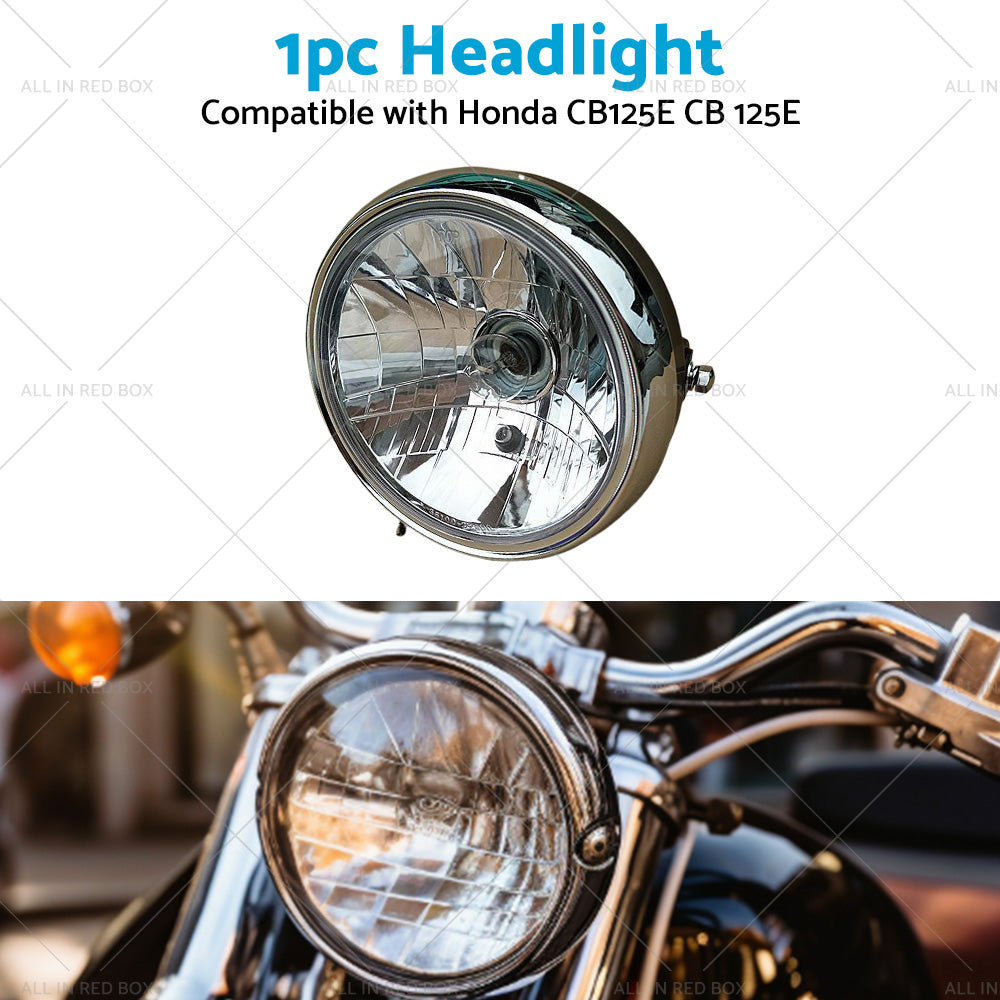 {{ Motorcycle Headlight Head Light Suitable For Honda CB125E CB 125E GLH125SH SH }} - Buy Car Parts Online at {{ Kaka Auto Parts }}.
