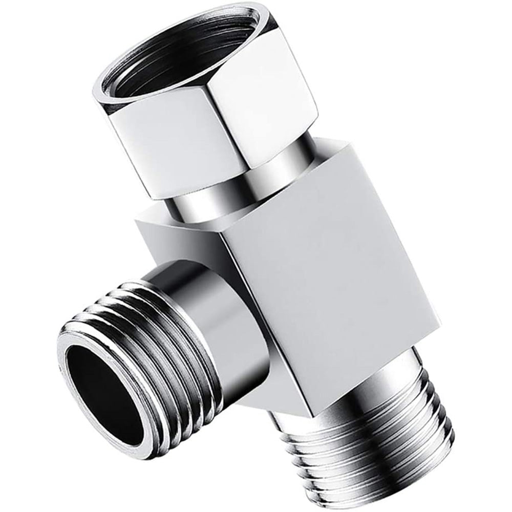 T Connector Toilet Bidet G1/2 3 Way Brass Chrome Diverter T Adapter AU