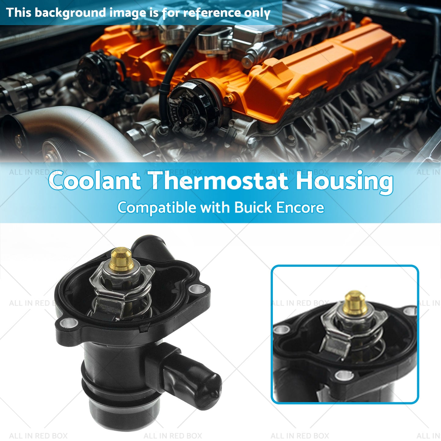 {{ Coolant Thermostat Housing Fits For Holden Cruze JH Trax A14NET 1. 4L Turbo }} - Buy Car Parts Online at {{ Kaka Auto Parts }}.