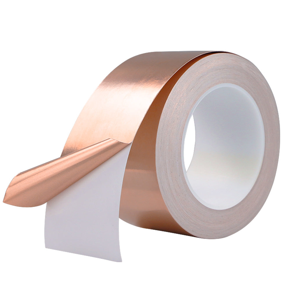 Copper Foil Tape 20mx50mm EMI Shielding Conductive Adhesive Tapes Snail Barrier