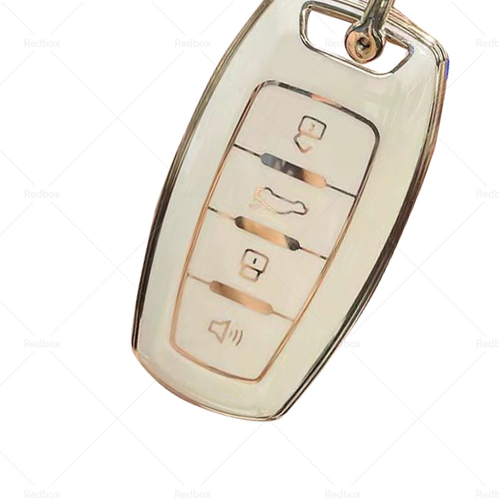 Beige TPU Remote Key Fob Case Cover Fit For Great Wall Haval Hover H1 H4 H6 H7 9