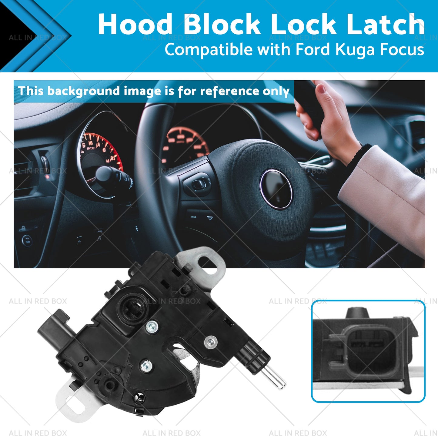 {{ Hood Block Lock Latch Suitable for Ford Kuga Focus 3M51-16700-AC 4895285 }} - Buy Car Parts Online at {{ Kaka Auto Parts }}.