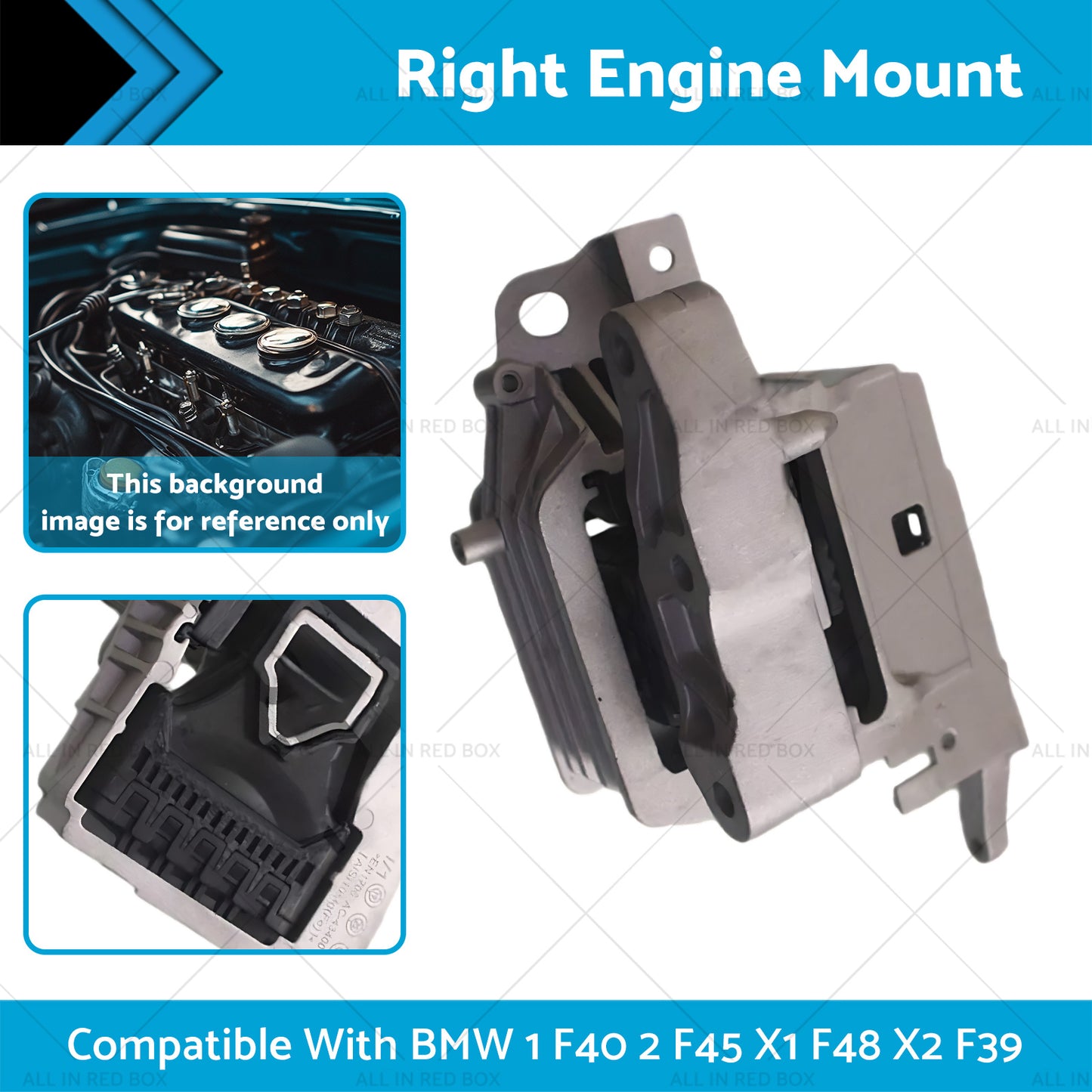 Engine Mount Right Suitable For BMW 1 F40 2 F45 F46 X1 F48 X2 F39 MINI F55 F60