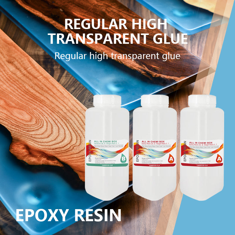 Epoxy Resin Art DIY UV Crafts Glass Water Clear Epoxy Coating 1 2 1 3 1 AB Kit