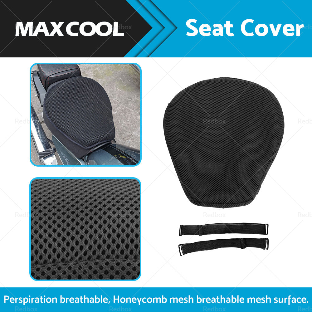{{ Universal Motorcycle Mesh Seat Cover Black Cloth Protector Suitable for Models }} - Buy Car Parts Online at {{ Kaka Auto Parts }}.
